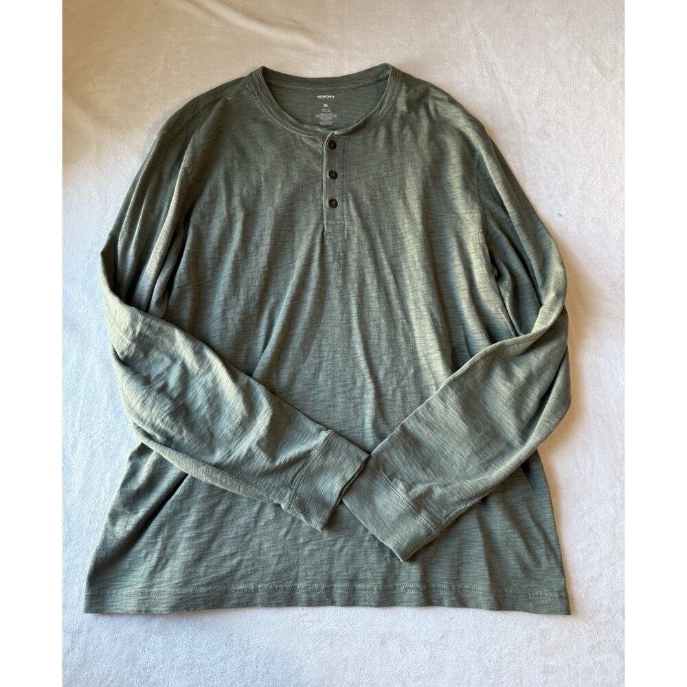 Sonoma XL Green Long Sleeve Men’s Shirt